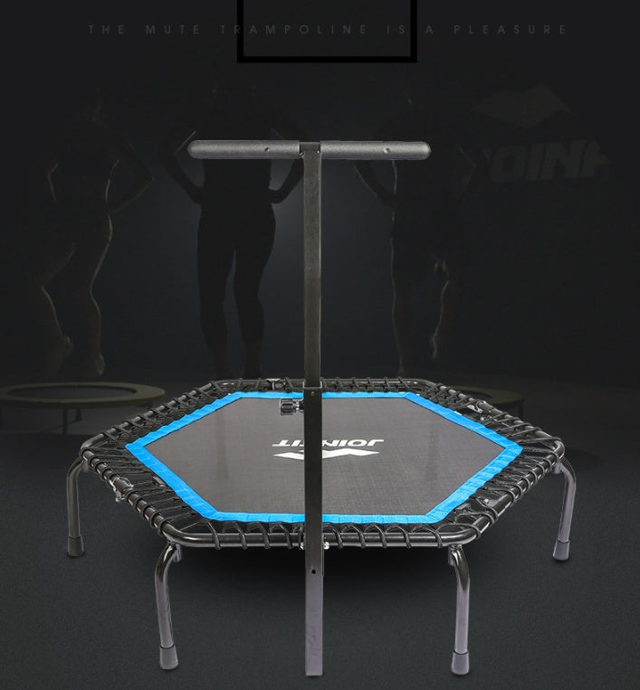 Trampoline with Handrail for Fitness